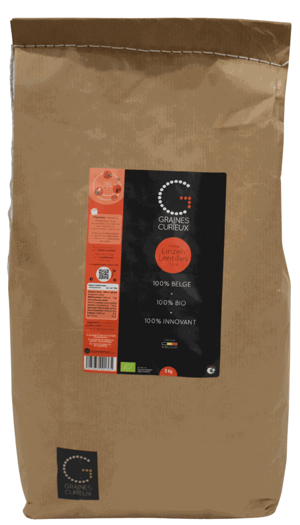 [GDCLC5KG] Sac de 5 kg de Lentilles Corail bio