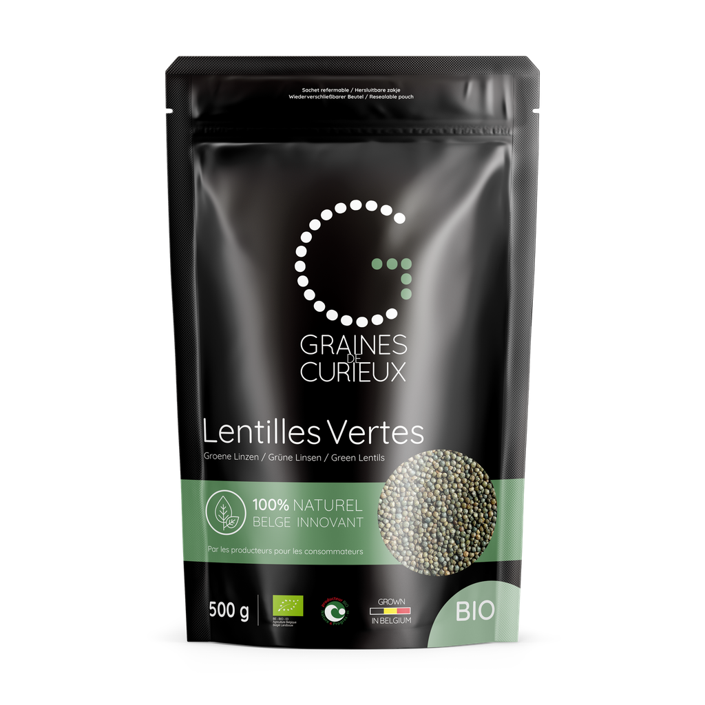 Sachet de 500 g de Lentilles Vertes bio
