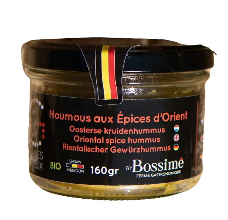 Bocal de 160g de Houmous aux épices d'Orient BIO