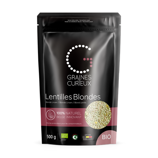 [GDCLB500G] Blonde lentils 500g BIO