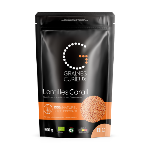 [GDCLC500G] Coral lentils 500g BIO